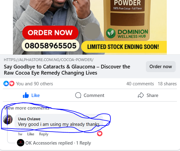 cocoa testi fb